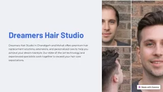 Premier Hair Replacement and Extension Services in Chandigarh & Mohali | Dreamers Hair Studio