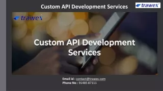 Custom API Development Services