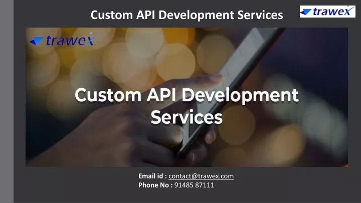 custom api development services