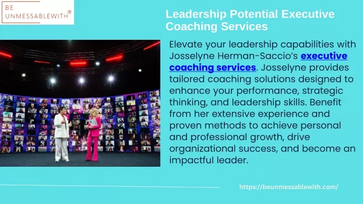 leadership potential executive coaching services