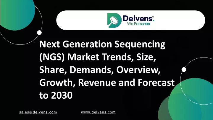 next generation sequencing ngs market trends size