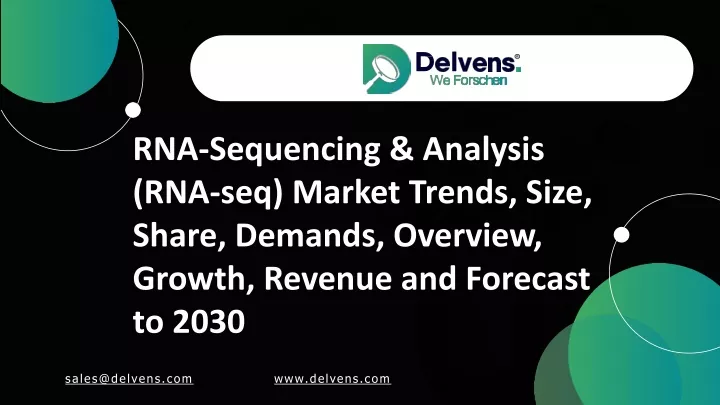 rna sequencing analysis rna seq market trends