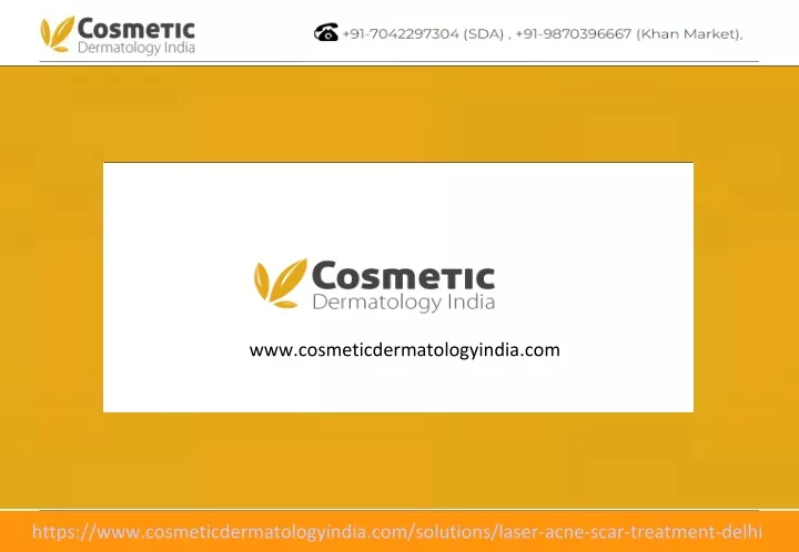 www cosmeticdermatologyindia com