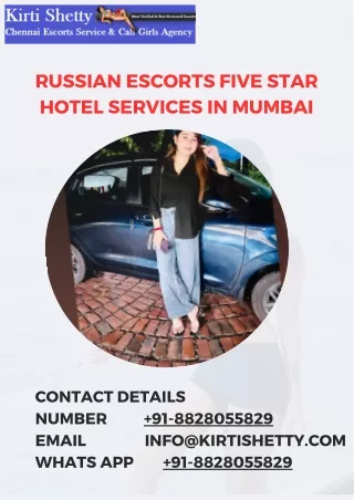 Russian escorts five star hotel services in mumbai