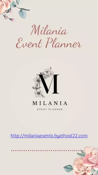 milania event planner