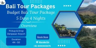 Affordable Bali Getaway 5-Day, 4-Night Adventure