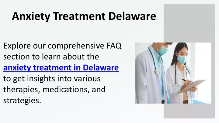 anxiety treatment delaware