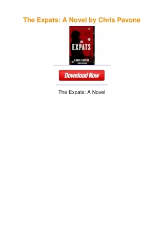 The Expats: A Novel by Chris Pavone