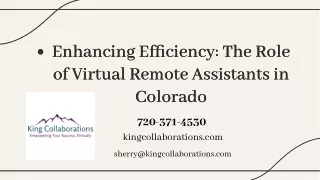 Virtual Remote Assistant Colorado
