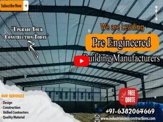 PEB Shed Building Construction Tamil Nadu