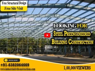 Prefabricated Shed Building Construction Tamil Nadu