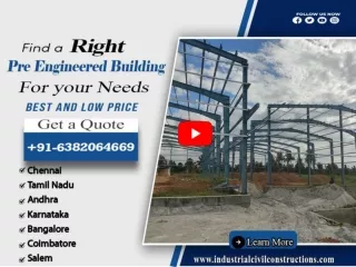 Industrial Roofing Shed Building Construction Tamil Nadu