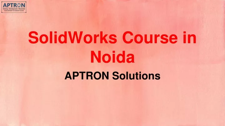 solidworks course in noida