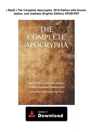The-Complete-Apocrypha-2018-Edition-with-Enoch-Jasher-and-Jubilees