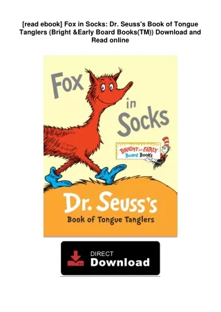 Fox-in-Socks-Dr-Seusss-Book-of-Tongue-Tanglers-Bright--Early-Board-BooksTM