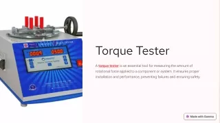 torque tester