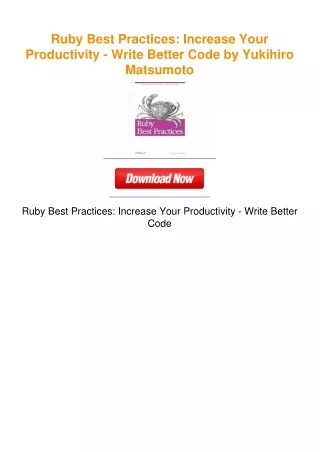 Metaprogramming Ruby: Program Like the Ruby Pros by Paolo Perrotta