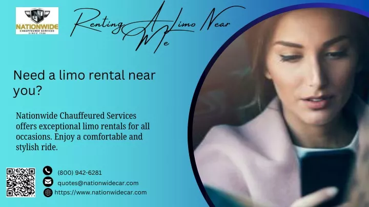need a limo rental near you