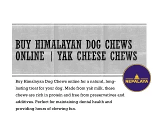 Yak Cheese Chews | Himalayan Dog Chews Online