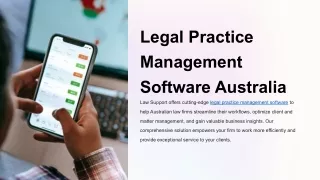 Legal Practice Management Solution