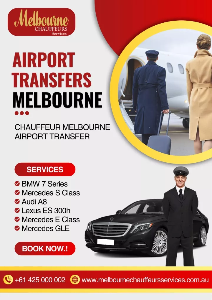 chauffeur melbourne airport transfer