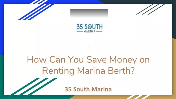 how can you save money on renting marina berth