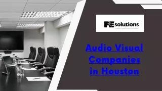 Audio Visual Companies in Houston