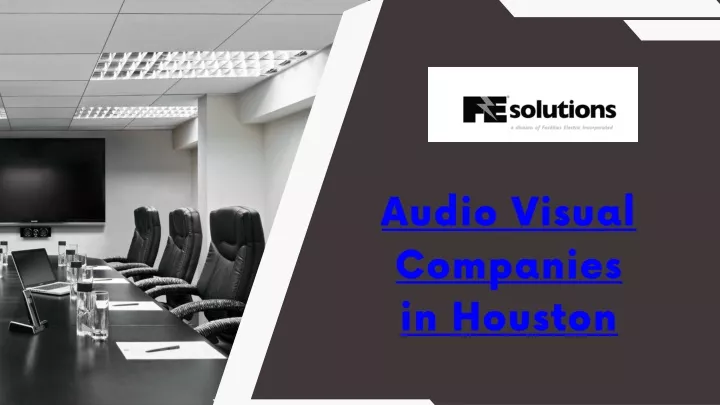 audio visual companies in houston