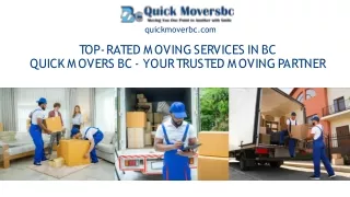 Top-Rated Moving Services in BC  Quick Movers BC - Your Trusted Moving Partner