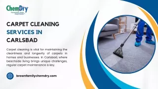 Explore The Professional Carpet Cleaning Services in Carlsbad