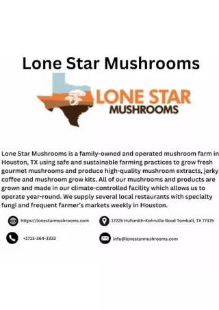 Unveiling the Essence of Lone Star Mushrooms