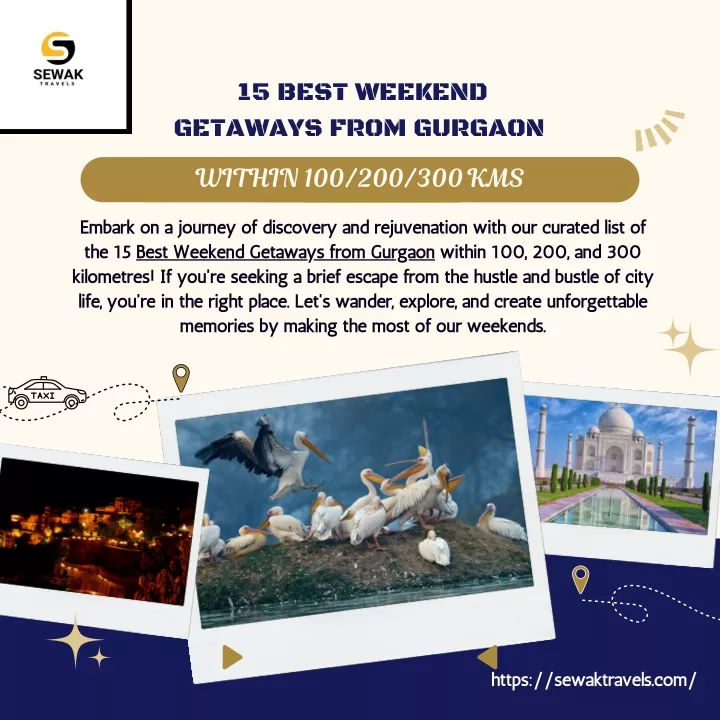 15 best weekend getaways from gurgaon