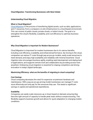 cloud migration transforming businesses with newt