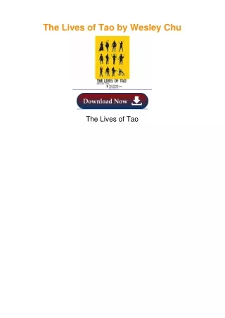 The Lives of Tao by Wesley Chu