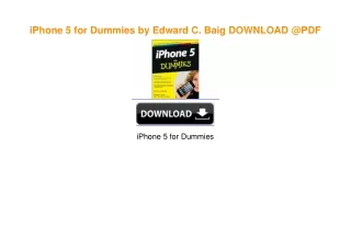 iPhone-5-for-Dummies-by-Edward-C-Baig