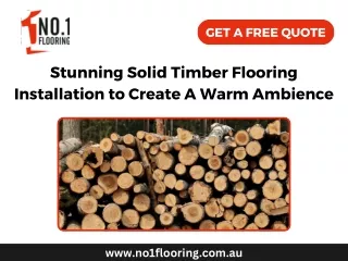 Stunning Solid Timber Flooring Installation to Create A Warm Ambience