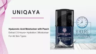 Hyaluronic Acid Moisturizer for Dull Skin in India