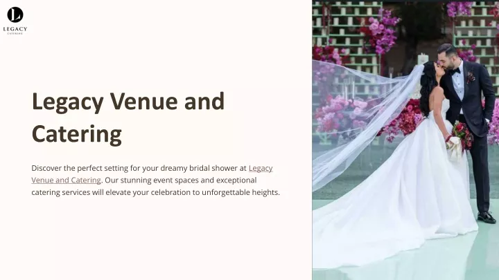 legacy venue and catering