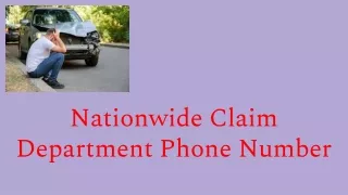 Nationwide Claim Department Phone Number