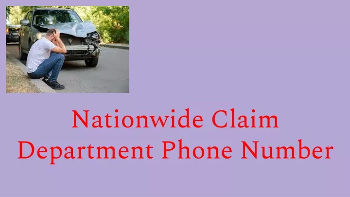 nationwide claim department phone number