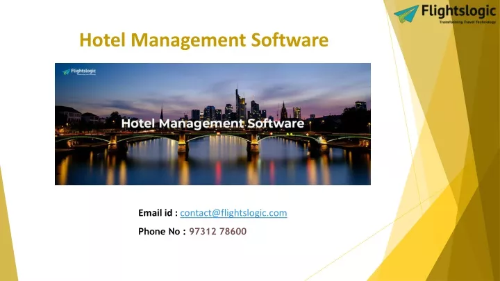 hotel management software