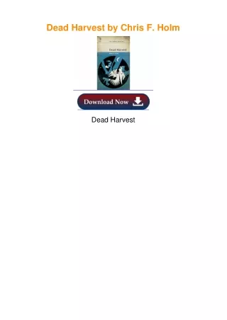 Dead Harvest by Chris F. Holm