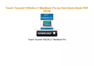 Teach Yourself VISUALLY MacBook Pro by Hart-Davis Book PDF EPUB