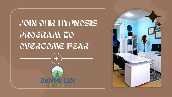 join our hypnosis program to overcome fear