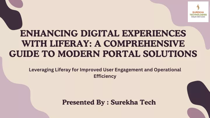 enhancing digital experiences with liferay