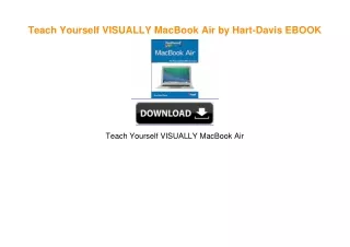 Teach Yourself VISUALLY MacBook Air by Hart-Davis EBOOK