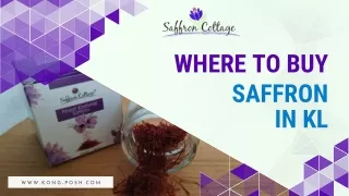 where to buy saffron in kl
