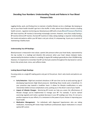 decoding your numbers understanding trends