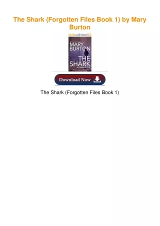 The Shark (Forgotten Files Book 1) by Mary Burton