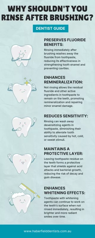 Why Shouldn't You Rinse After Brushing